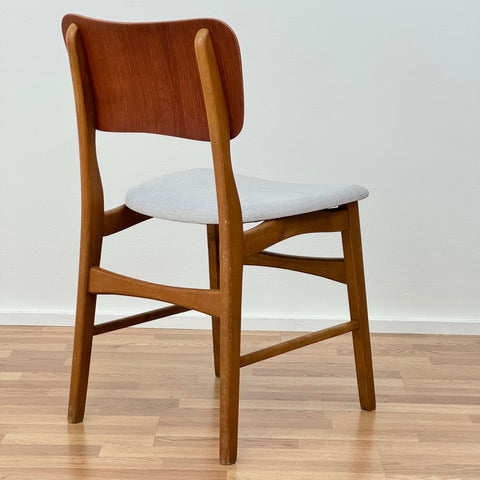 Set of 4 dining chairs, Ib Kofod Larsen 1960s - Beyo Vintage