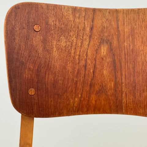 Set of 4 dining chairs, Ib Kofod Larsen 1960s - Beyo Vintage