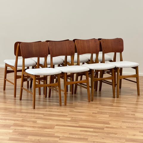 Set of 4 dining chairs, Ib Kofod Larsen - Beyo Vintage