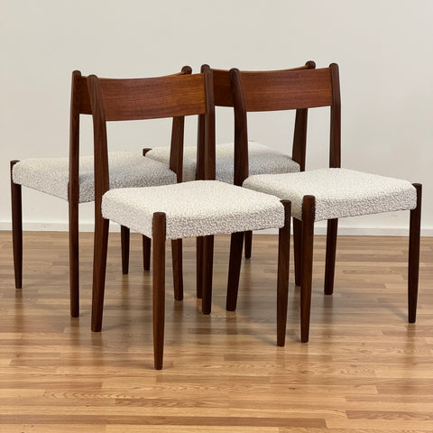 Set of 4 dining chairs in teak - Beyo Vintage