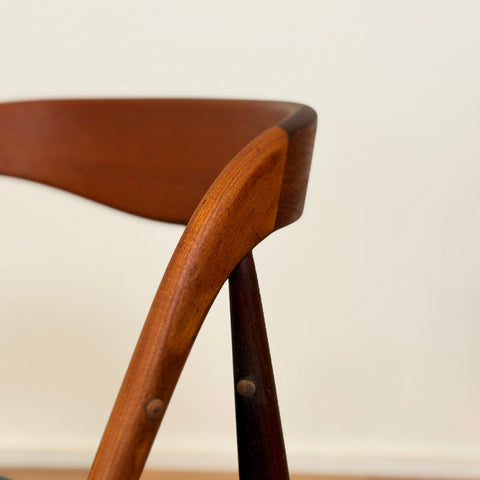 Set of 4 dining chairs in teak by Johannes Andersen for Uldum, 1950s-60s, Denmark