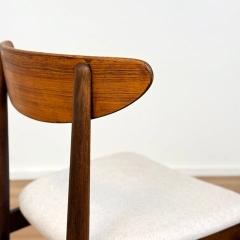Set of 4 chairs made of Santos rosewood by EW Bach for AS Skovby Møbelfabrik, 1950s-60s, Denmark - Beyo Vintage