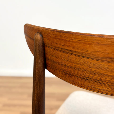 Set of 4 chairs made of Santos rosewood by EW Bach for AS Skovby Møbelfabrik, 1950s-60s, Denmark - Beyo Vintage