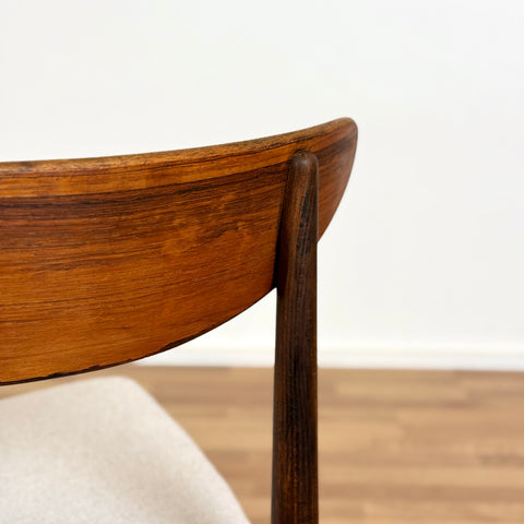 Set of 4 chairs made of Santos rosewood by EW Bach for AS Skovby Møbelfabrik, 1950s-60s, Denmark - Beyo Vintage