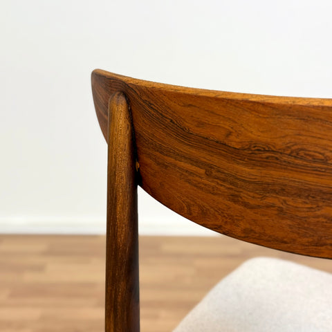 Set of 4 chairs made of Santos rosewood by EW Bach for AS Skovby Møbelfabrik, 1950s-60s, Denmark - Beyo Vintage