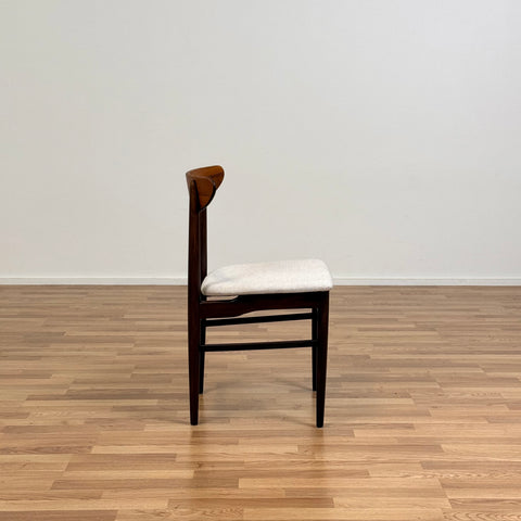 Set of 4 chairs made of Santos rosewood by EW Bach for AS Skovby Møbelfabrik, 1950s-60s, Denmark - Beyo Vintage