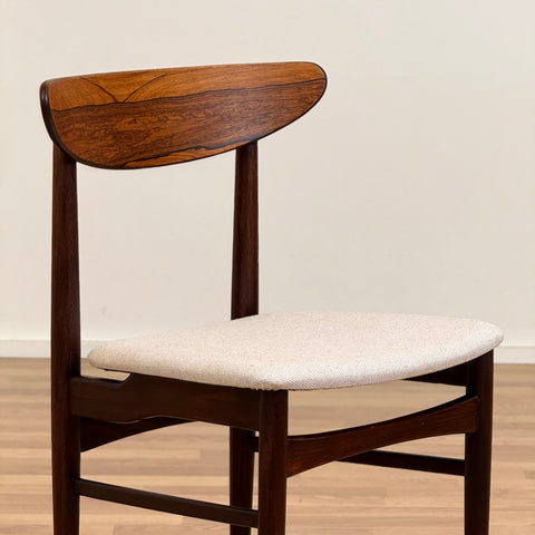 Set of 4 chairs made of Santos rosewood by EW Bach for AS Skovby Møbelfabrik, 1950s-60s, Denmark - Beyo Vintage