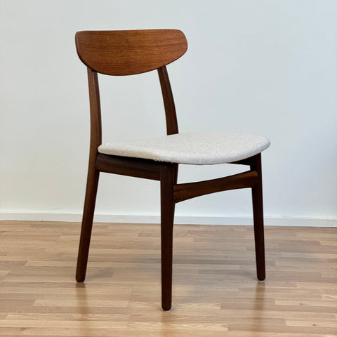 Set of 4 dining chairs, teak & mahogany - Beyo Vintage