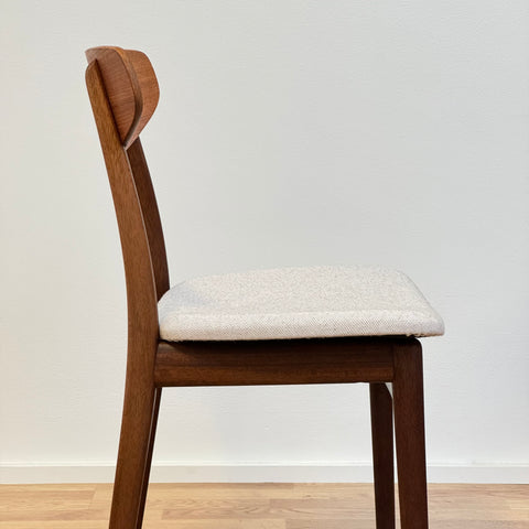 Set of 4 dining chairs, teak & mahogany - Beyo Vintage