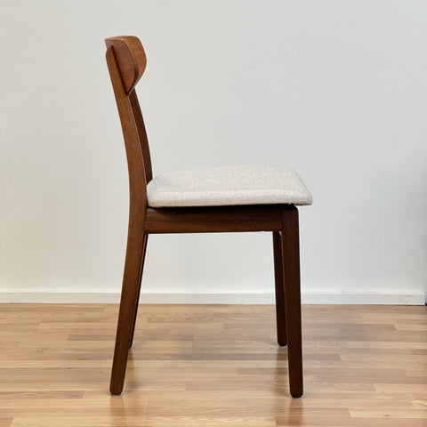 Set of 4 dining chairs, teak & mahogany - Beyo Vintage