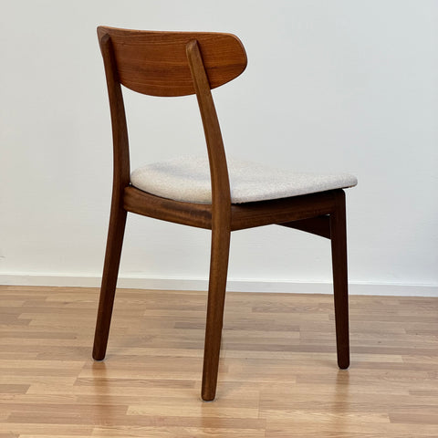 Set of 4 dining chairs, teak & mahogany - Beyo Vintage