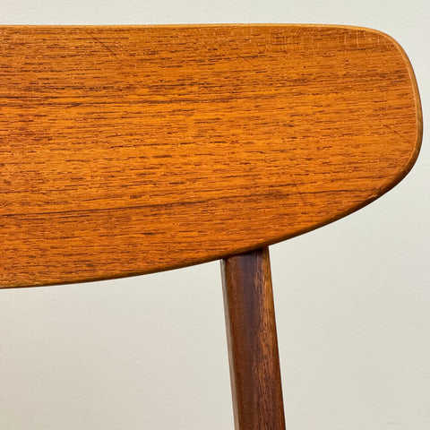 Set of 4 dining chairs, teak & mahogany - Beyo Vintage