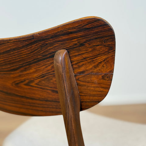 Set of 4 in rosewood and teak, 1950s-60s, Denmark - Beyo Vintage