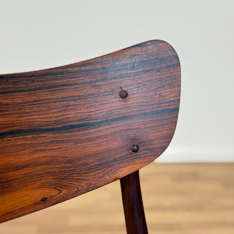 Set of 4 in rosewood and teak, 1950s-60s, Denmark - Beyo Vintage