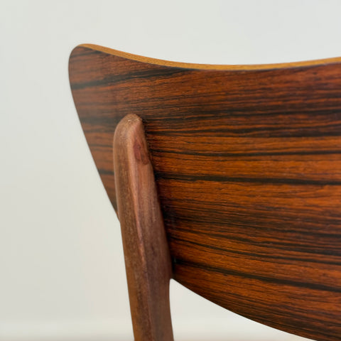 Set of 4 in rosewood and teak, 1950s-60s, Denmark - Beyo Vintage