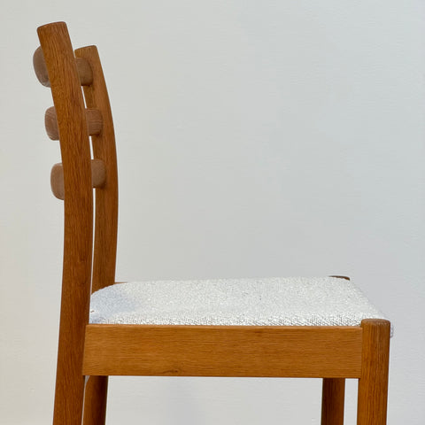 Set of 4 solid oak dining chairs, 1960s Denmark - Beyo Vintage