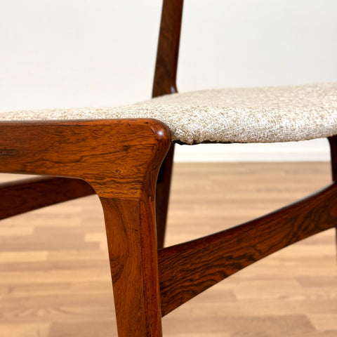 Set of 6 dining chairs in Santos rosewood by Erik Buch for Nova Stolefabrik, 1950s-60s, Denmark - Beyo Vintage