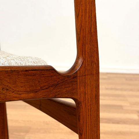 Set of 6 dining chairs in Santos rosewood by Erik Buch for Nova Stolefabrik, 1950s-60s, Denmark - Beyo Vintage