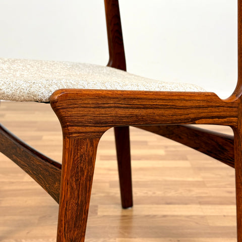 Set of 6 dining chairs in Santos rosewood by Erik Buch for Nova Stolefabrik, 1950s-60s, Denmark - Beyo Vintage
