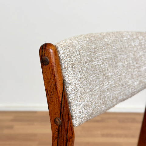 Set of 6 dining chairs in Santos rosewood by Erik Buch for Nova Stolefabrik, 1950s-60s, Denmark - Beyo Vintage