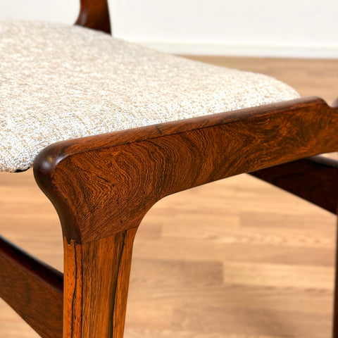 Set of 6 dining chairs in Santos rosewood by Erik Buch for Nova Stolefabrik, 1950s-60s, Denmark - Beyo Vintage