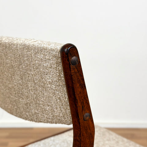 Set of 6 dining chairs in Santos rosewood by Erik Buch for Nova Stolefabrik, 1950s-60s, Denmark - Beyo Vintage