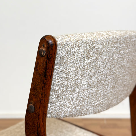Set of 6 dining chairs in Santos rosewood by Erik Buch for Nova Stolefabrik, 1950s-60s, Denmark - Beyo Vintage