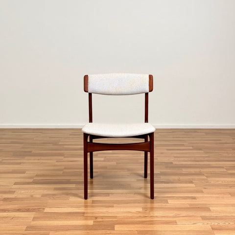 PRICE Set of 6 dining chairs in solid teak by Thorsö, 1950s-60s, Denmark - Beyo Vintage