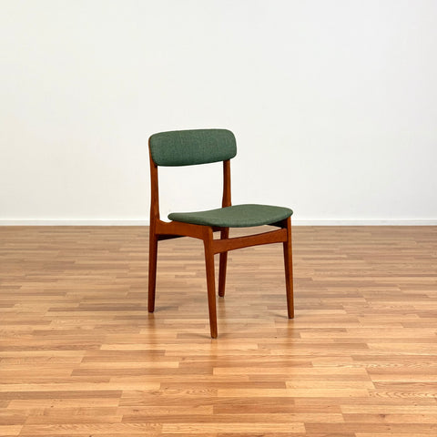 Set of 6 dining chairs in teak, by B. Rasmussen for Thorso Mobelfabrik, 1950s-60s, Denmark - Beyo Vintage