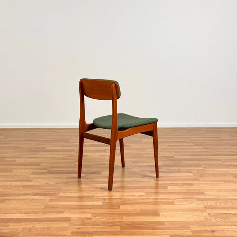 Set of 6 dining chairs in teak, by B. Rasmussen for Thorso Mobelfabrik, 1950s-60s, Denmark - Beyo Vintage