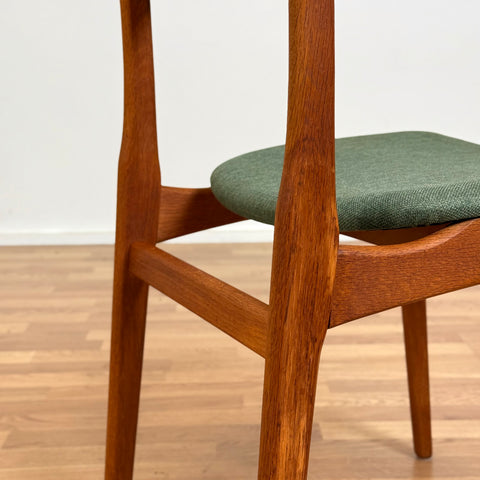 Set of 6 dining chairs in teak, by B. Rasmussen for Thorso Mobelfabrik, 1950s-60s, Denmark - Beyo Vintage