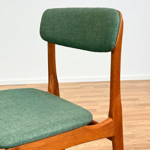 Set of 6 dining chairs in teak, by B. Rasmussen for Thorso Mobelfabrik, 1950s-60s, Denmark - Beyo Vintage