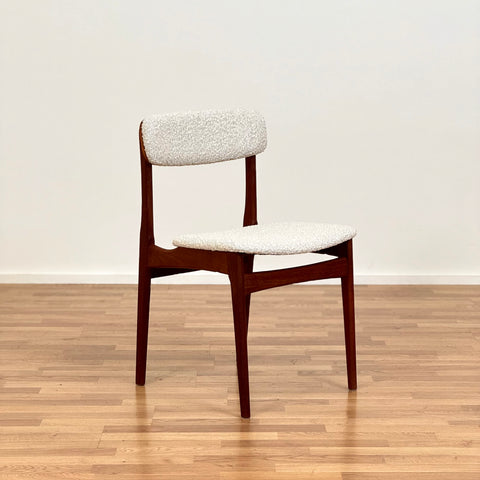 Set of 6 dining chairs in teak by B. Rasmussen, Thorso Mobelfabrik, 1950s-60s, Denmark