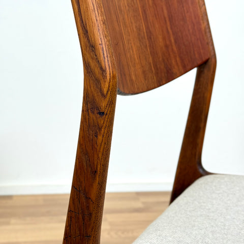 Set of 6 chairs in teak by Sorø Stolefabrik, 1950s-60s, Denmark - Beyo Vintage
