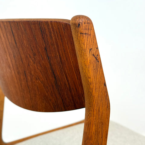 Set of 6 chairs in teak by Sorø Stolefabrik, 1950s-60s, Denmark - Beyo Vintage