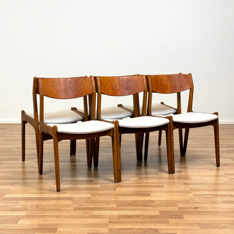 Set of 6 dining chairs in teak by Sorø Stolefabrik, 1950s-60s, Denmark - Beyo Vintage