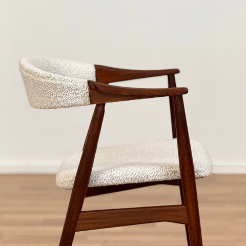 Set of 6 dining chairs, model 213, by Th. Harlev for Farstrup Møbler, 1950s-60s, Denmark - Beyo Vintage