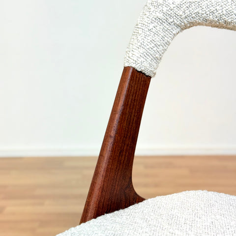 Set of 8 dining chairs "Sonja Chair" in teak by Johannes Andersen for Vamo, 1950s-60s, Denmark - Beyo Vintage