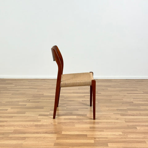 Set of 6 NIELS O. MØLLER , model '71', in teak, 1950s-60s, Sweden - Beyo Vintage