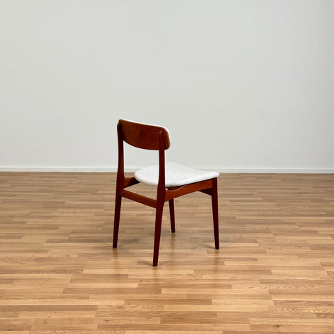 Set of 8 dining chairs in teak by B. Rasmussen for Thorso Møbelfabrik, 1950s-60s, Denmark - Beyo Vintage