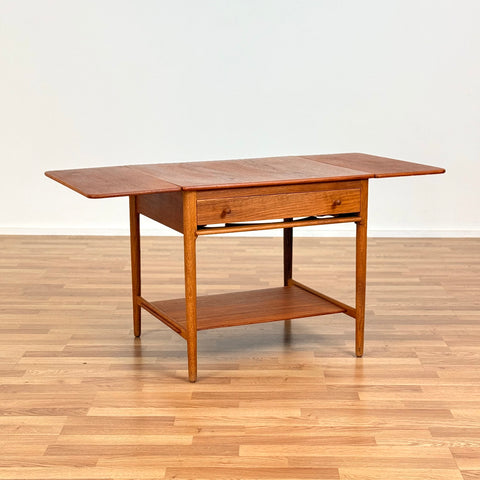 Small sideboard "AT-33" in teak & oak by Hans J. Wegner for Andreas Tuck, 1950s-60s, Denmark - Beyo Vintage