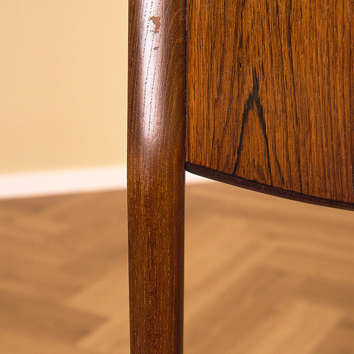 Dark Teak Dining Chair with Rosewood Backrest, condition detail 5