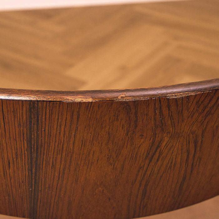 Dark Teak Dining Chair with Rosewood Backrest, condition detail 12