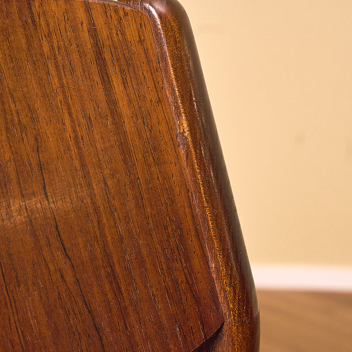 Dark Teak Dining Chair with Rosewood Backrest, condition detail 16