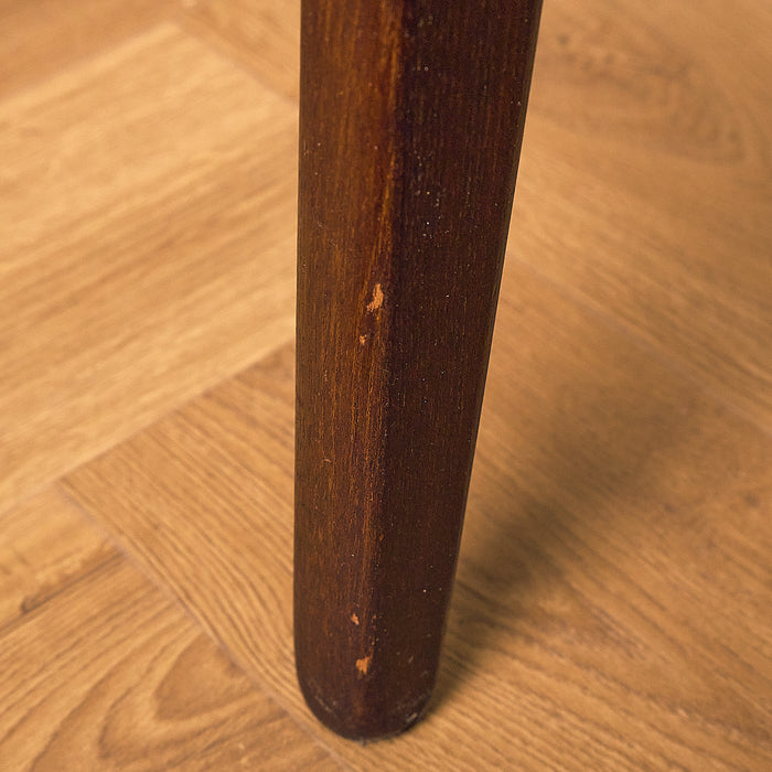 Dark Teak Dining Chair with Rosewood Backrest, condition detail 17