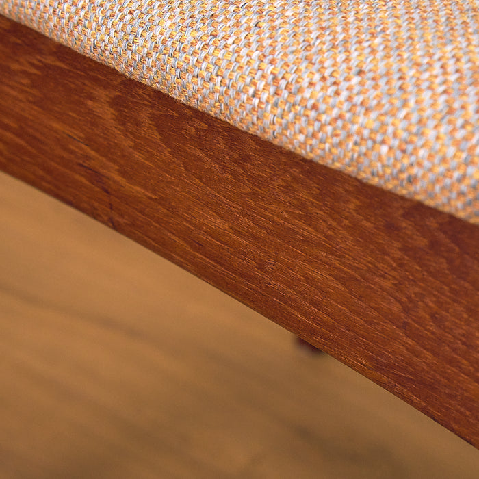 Teak Dining Chair with Upholstered Back, condition detail 3