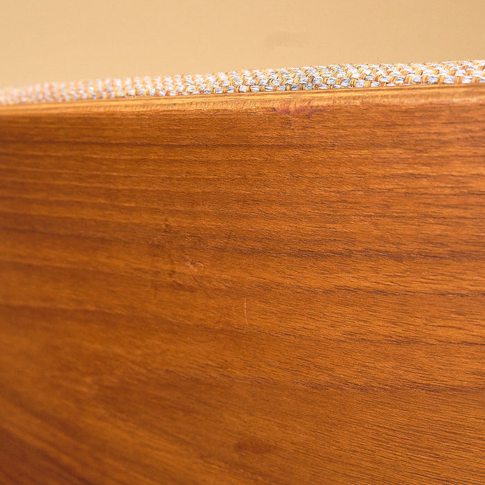 Teak Dining Chair with Upholstered Back, condition detail 6