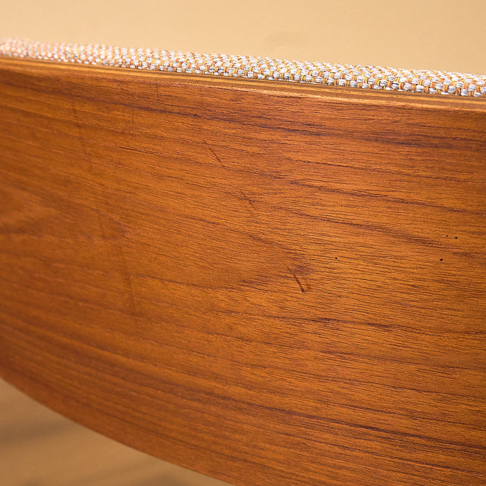 Teak Dining Chair with Upholstered Back, condition detail 2