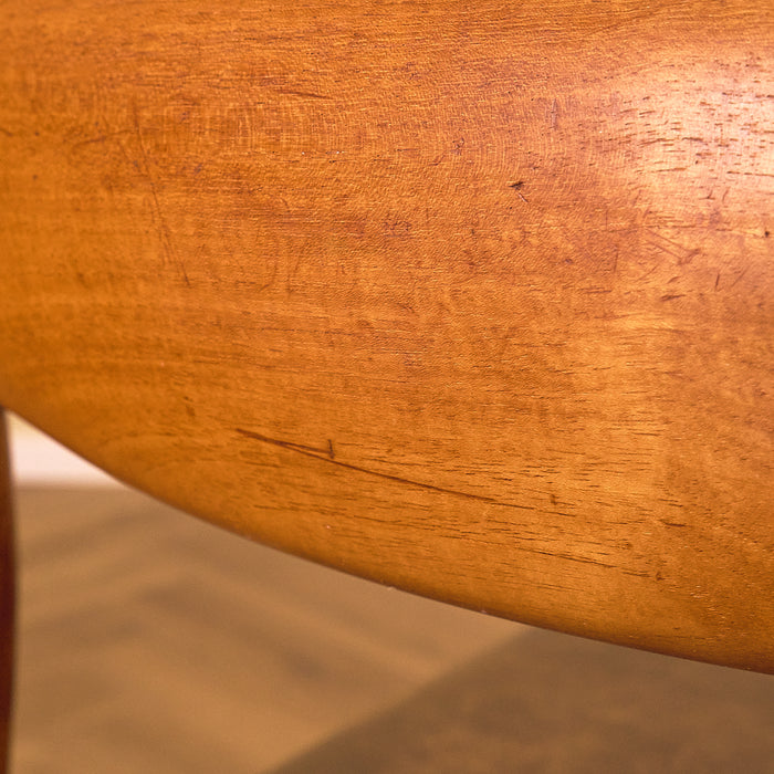 Niels O. Møller Model 75 Teak Dining Chair with Brown Leather Seat, condition detail 15