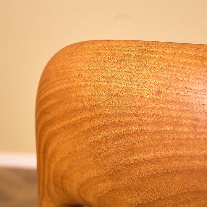 Niels O. Møller Model 75 Teak Dining Chair with Brown Leather Seat, condition detail 20